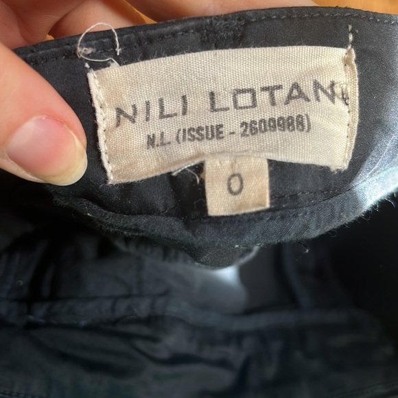 Nili Lotan Jenna Pants Dark Navy Size 0 - Picture 9 of 10